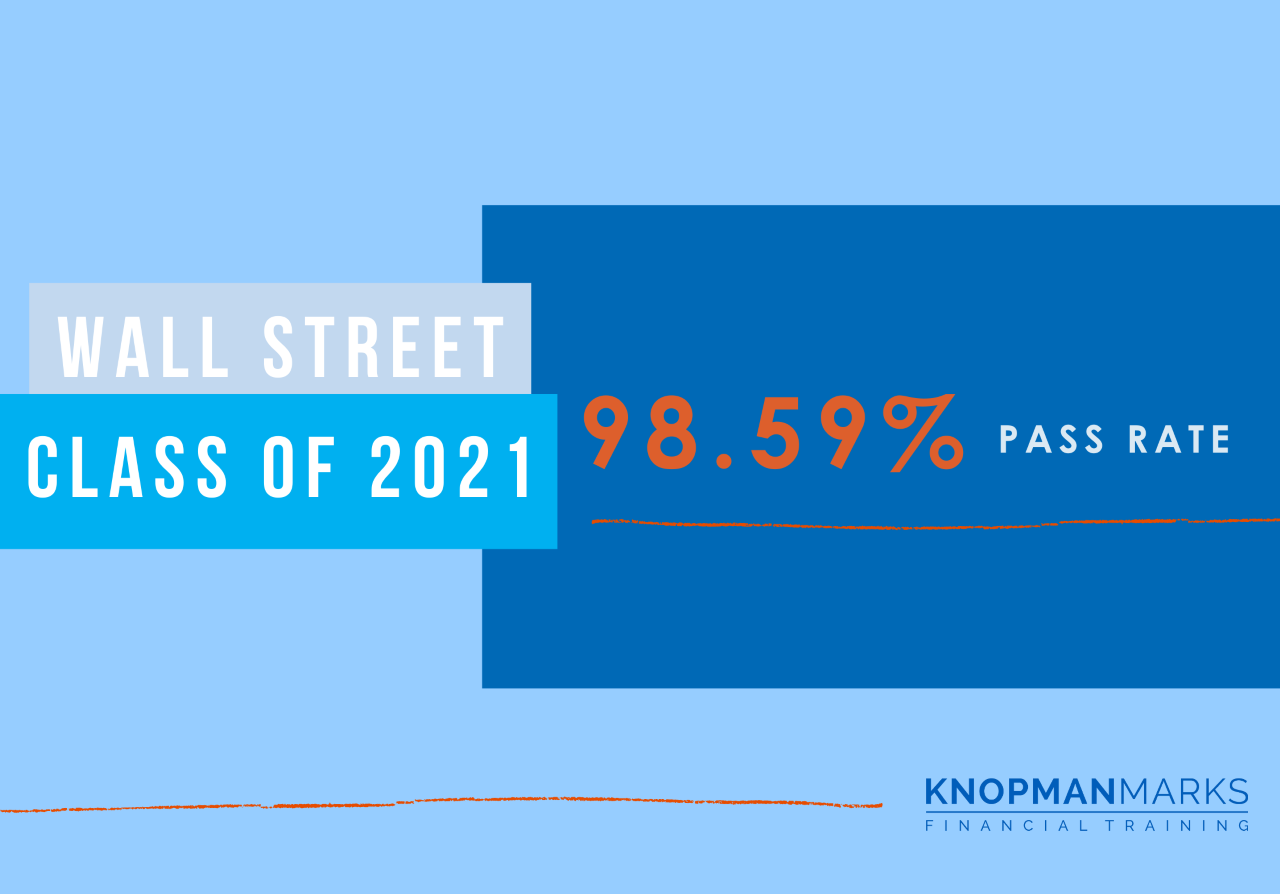 The Blend Drives Wall Street Class of 2021 Pass Rates
